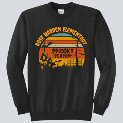 Adult Crewneck - Fall Holidays - Haunted House Thumbnail