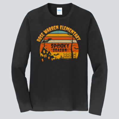 Adult Long Sleeve Shirt - Fall Holidays - Haunted House Thumbnail