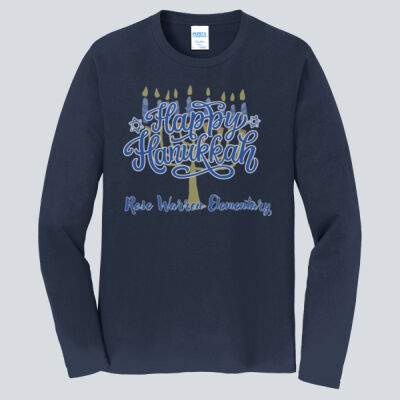 Adult Long Sleeve Shirt - Winter - Hanukkah  Thumbnail