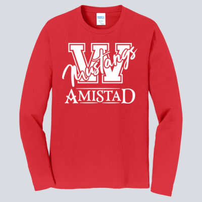 Staff Long Sleeve Shirt - House Amistad - Mustangs Thumbnail